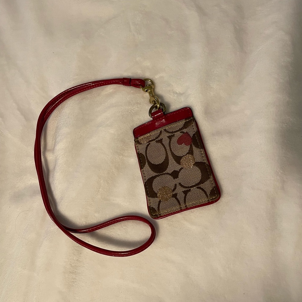 Coach lanyard